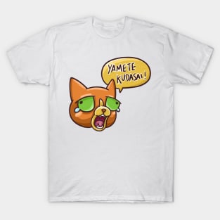 Yamete Kudasai Cat T-Shirt